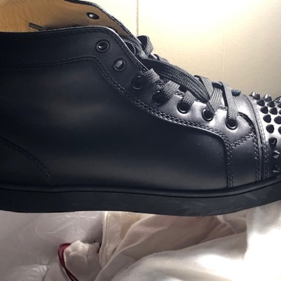 black spiked louboutins mens